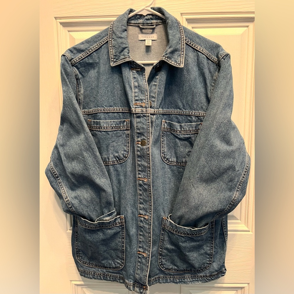 Topshop Denim Barn Jacket